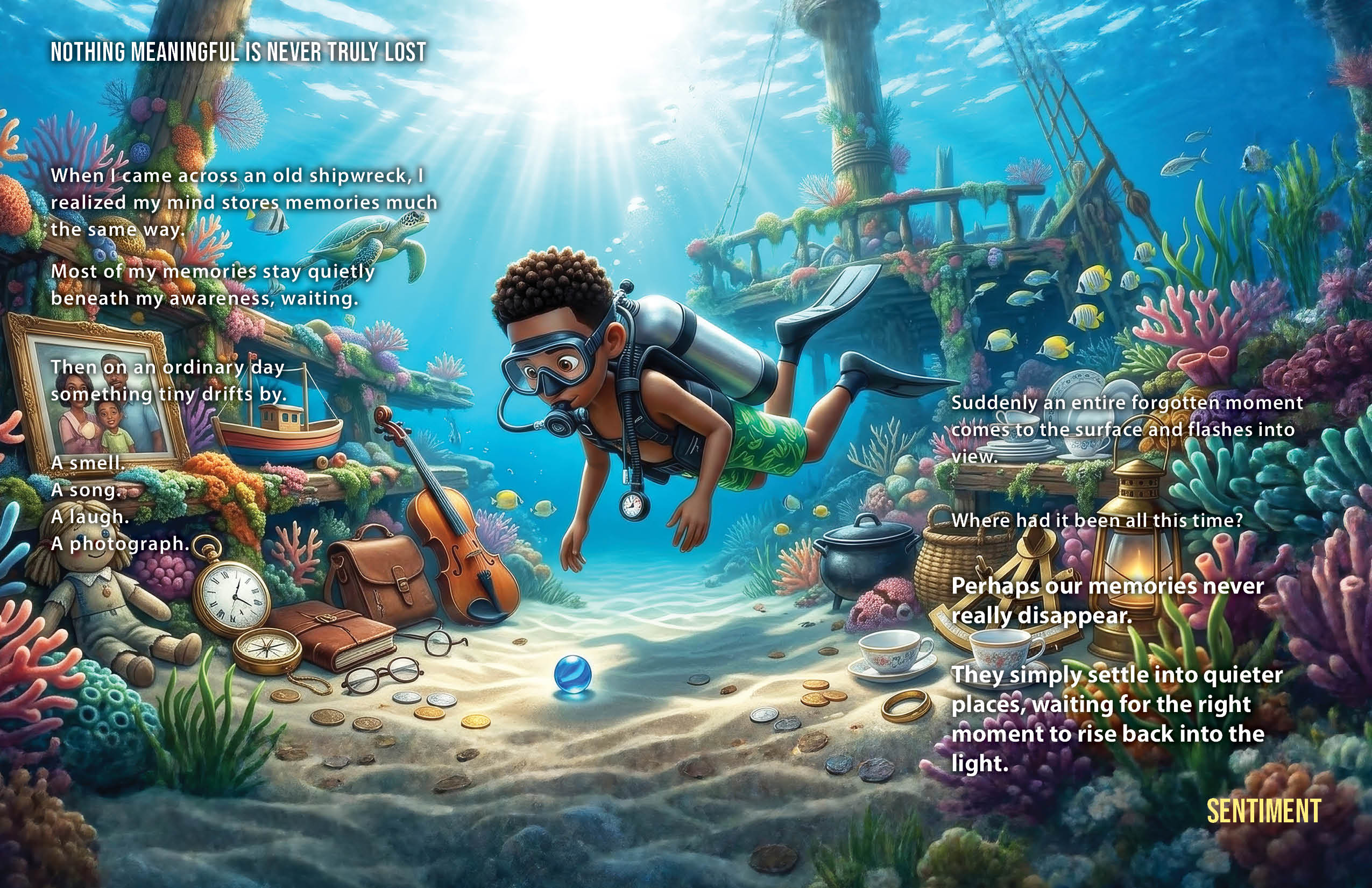 The Ocean Was Bubbling Within — spread 3
